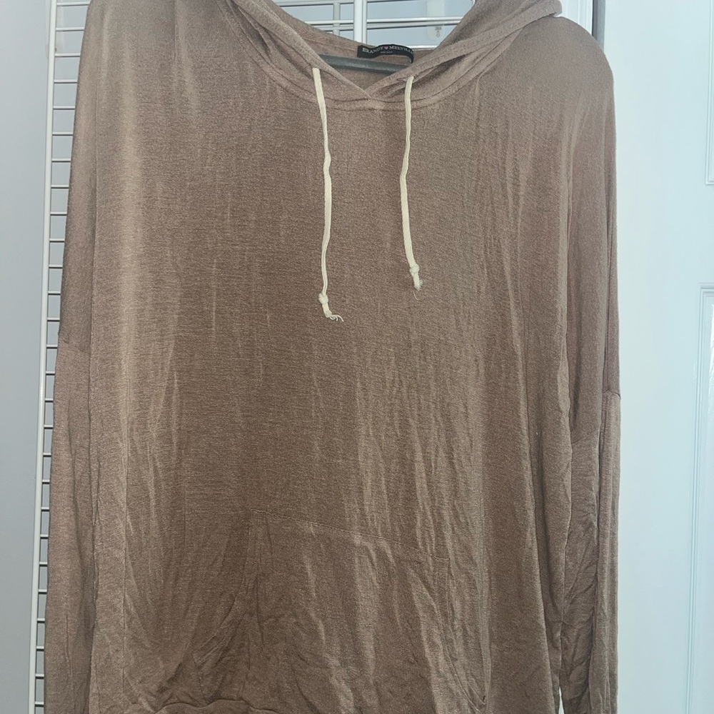 Tan Brandy Melville Hoodie